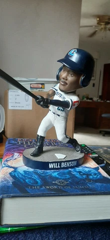 Will Benson Bobblehead Lake County Captains Cleveland Indians Cincinatti Reds Cover