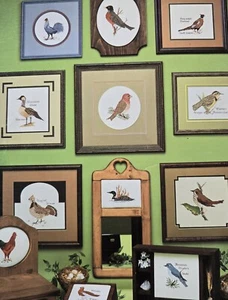 American State Birds Eagle Briole Flicker Cross Stitch Pattern Leisure Arts 322 - Picture 1 of 2