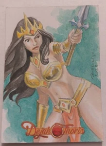 5finity 2023 Dejah Thoris(Initial Release)Sketch Card By Rodrigo Mazer 1 of 20 - Imagen 1 de 2