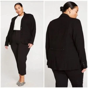 Universal Standard Megan Blazer in Black Sz 4XL NWT - Picture 1 of 19