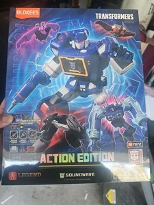 BLOKEES TRANSFORMERS ACTION EDITION SOUNDWAVE New Sealed Model Kit - Picture 1 of 4