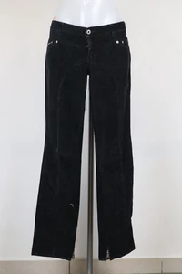 Dolce & Gabbana Pantalons Femme Taille 41 Italy Vintage Casual en Velours - Picture 1 of 9