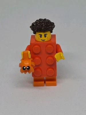 Lego Bam  Birthday February 2025 Q1 Reddish Orange Brick Costume Guy Minifigure  - Image 1 of 2