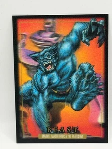 2024 UPPER DECK MARVEL MASTERPIECES '92 PLATINUM #7 BEAST LENTICULAR - Bild 1 von 2