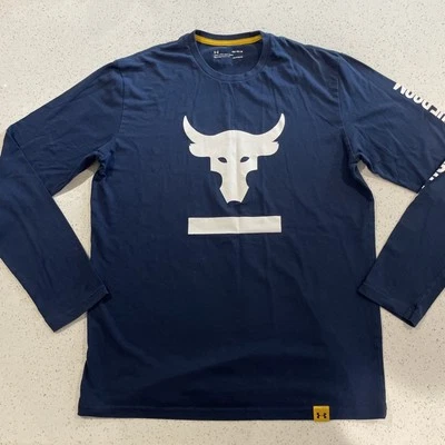 Under Armour Project Rock Men’s M Hardest Worker In The Room Long Sleeve T-shirt - Image 1 of 4