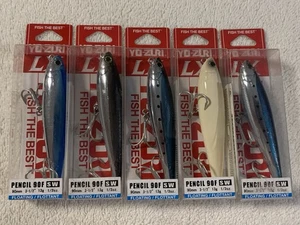(LOT OF 5) YO-ZURI PENCIL 90F SW 1/2oz. 3-1/2''. MULTIPLE COLORS NIP YO ZURI - Picture 1 of 3