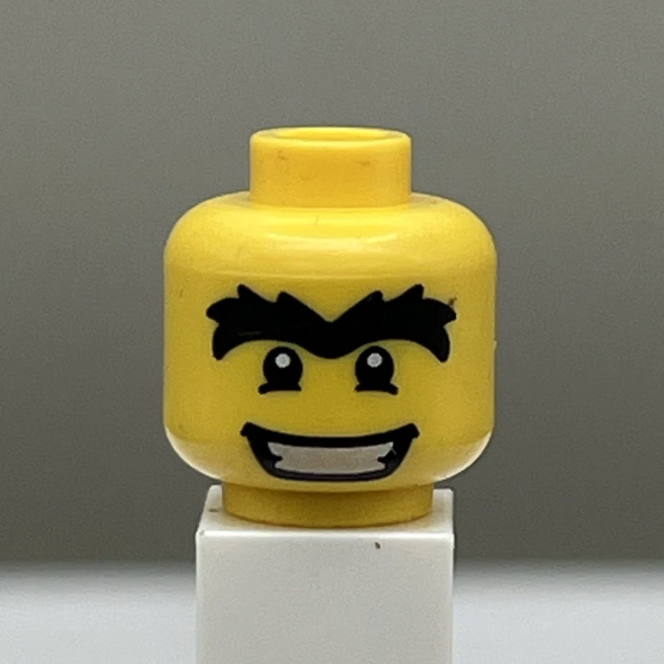 Lego Minifigura Cabeza / Cabeza de Hombre de las Cavernas - Lego Mini Figura Piezas - Lego City Foto 1 de 1