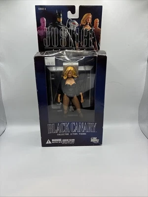 Figura de acción DC Direct BLACK CANARY Serie 2 ALEX ROSS Liga de la Justicia Nueva en caja Foto 1 de 4
