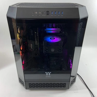 Tower 600 AMD Ryzen 5 9600X 16GB DDR5 2TB Storage RTX 4070 Super 12GB w Stand - Image 1 of 4