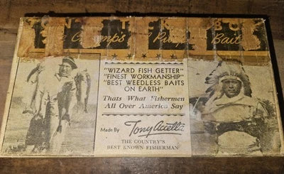 Vintage Tony Accetta's Tackle Box Five Bait Assortment - Box With 10 Lures - Image 1 of 4