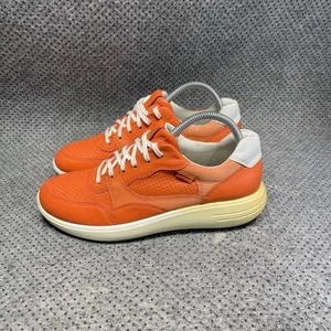 Ecco Soft 7 Golf Spikeless Orange Running Shoes Size 8 Women’s - Picture 1 of 9