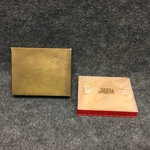 2 jeux de cartes à jouer vintage marron et bigelow bridge avec plateau plastique rouge dessus rose - Photo 1/11