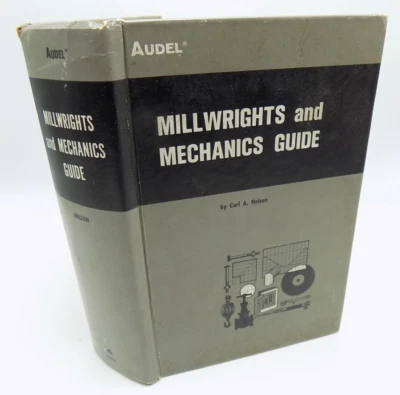 Audel Millwrights And Mechanics Guide Hardcover 2nd Ed 9th Print 1980 ACCEPTABLE - Image 1 of 4