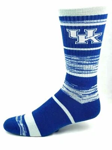 Kentucky Wildcats Blue & Gray 504 RMC Striped Deuce Crew Socks - Picture 1 of 1