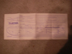 Meccano Magazine plans of Flipper a submarine model 33" LOA - Picture 1 of 2