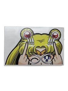 Sailormoon anime 5" x 3.3/8" Vinyl Decal Sticker Car Truck Anime Comic - Foto 1 di 4