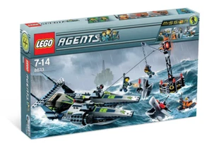 Lego Mission 4: Speedboat Rescue 8633 Agents Minifigure Building Set - Picture 1 of 5