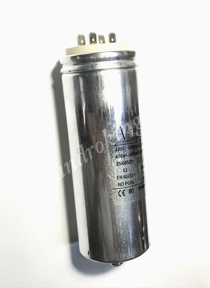 487028951 CONDENSADOR, SECADOR TD 80UF, REEMPLAZADO POR 472998080; 028951 Foto 1 de 1