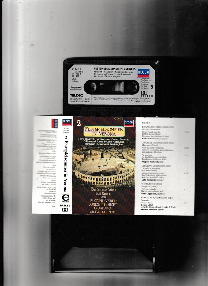 Original Musikkassette Stereo - Festspielsommer in Verona- Vol.2  Teil 3-4 - Bild 1 von 1