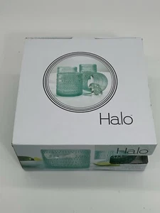 4er Set Gläser Aqua Blue Rock Gläser High Ball Barware Einweihung Geschenkidee - Bild 1 von 14