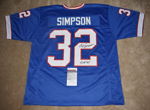 OJ Simpson Signed Autographed Authentic Style Buffalo Bills Jersey HOF JSA COA
