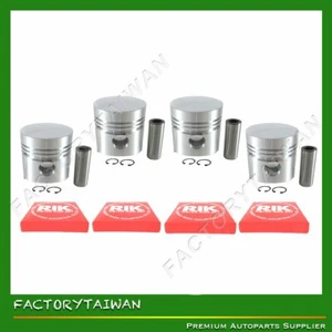 Piston + Ring Kit Set STD 76mm for Kubota V1502 (100% Taiwan Made) X 4 PCS - Picture 1 of 11