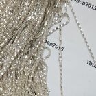 JOB LOT WHOLESALE 12 x SILVER PLATED CHAIN NECKLACE  20 " INCH