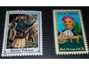 Harriet Tubman Abolitionist Two US stamps Mint NH Only $4.50 - Picture 1 of 1