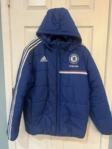 VINTAGE ADIDAS CHELSEA SPORTSWEAR PUFFER LARGE RARE - Picture 1 of 9