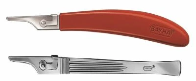 Bäcker Skalpell Baguette Messer, Teigmesser, Schneidemesser Wechselklingensystem - Bild 1 von 4