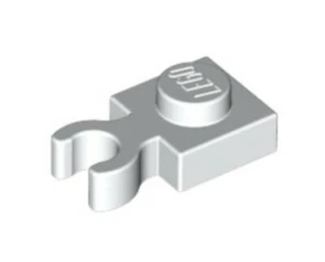 5x Legostein weiß 1x1 mit Vertikalclip - Bild 1 von 1