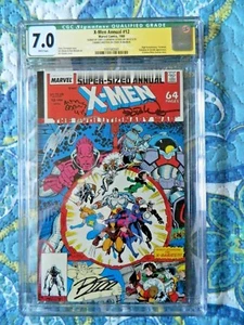 X-MEN Annual #12 firmato da Chris Claremont & Ron Lim & Art Adams CGC 7.0 - Foto 1 di 10