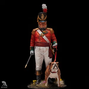 Mayor del 36º Regimiento con Bulldog Juguete Miniatura Pintado Soldado Preventa | Arte - Imagen 1 de 7