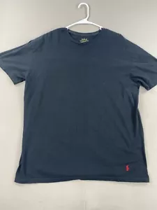 Camiseta Polo Ralph Lauren para hombre XL extra grande negra clásica manga corta - Imagen 1 de 15