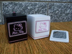 portacotone strass hello kitty cotton box porte coton accessori bagno bathroom - Imagen 1 de 1