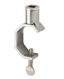 Clamp w/ 3/8" Swedge Fitting to attach signs to racks and hangrails, set of 5 - Picture 1 of 2
