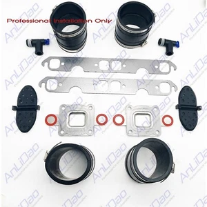 Kit soffietti scarico giunto a secco 4" Repl per MerCruiser GM V8 807166A1 27-864549A02 - Foto 1 di 3
