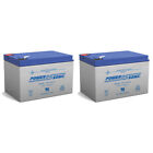 Power-Sonic 2 Pack - 12V 12Ah F2 UPS Battery Replaces Gruber Power GPS12-12, GPS