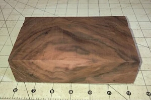 One Piece Hawaiian Milo Wood ~ 6 1/2" x 3 3/4" x 1 3/4" (#556) - Foto 1 di 6