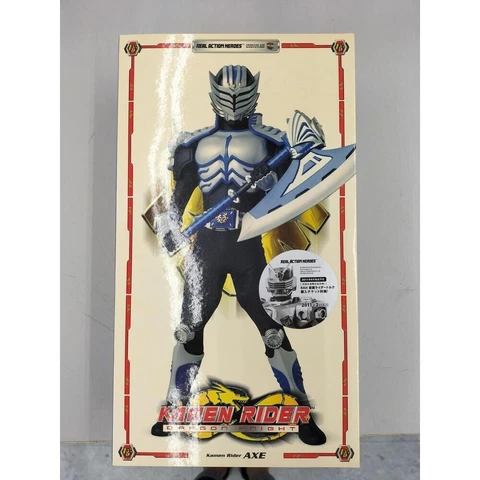 NEAR MINT Medicom Toy Kamen Rider AXE Dragon Knight, Box from Japan Cover