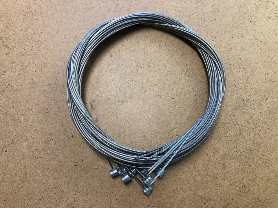 Nuevo cable de freno para bicicleta MTB cable interior 1,5x1800 mm acero inoxidable pulido Foto 1 de 1