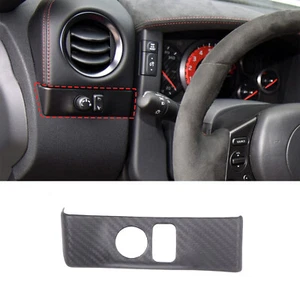 Matte Carbon Fiber for Nissan GTR R35 2008-16 Headlight Switch Button Trim Cover - Picture 1 of 8