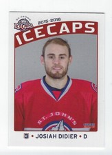 2015-16 St. John's IceCaps (AHL) Josiah Didier