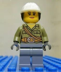 LEGO CITY WEIBLICHER VOCANO-FORSCHER MINIFIGUR SCHONEND GEBRAUCHT - Bild 1 von 2