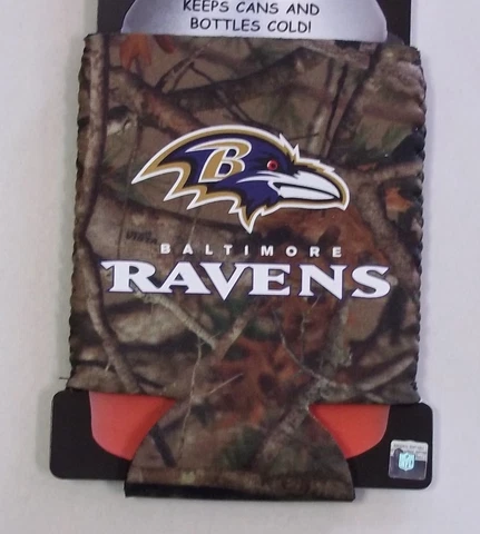 Baltimore Ravens Can Cooler Coozie Koozie Camo Cover