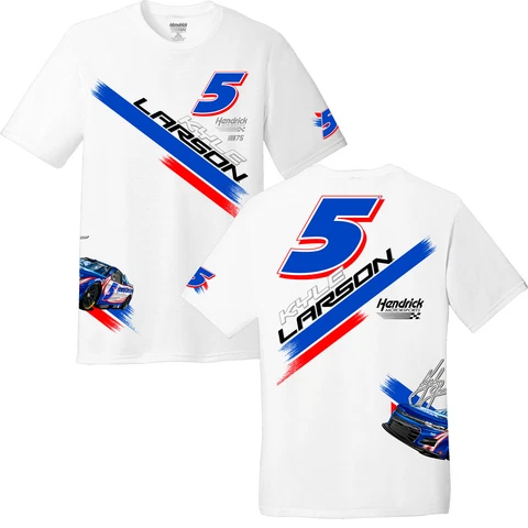 Kyle Larson 2023 HendrickCars #5 Car 4-Spot T-Shirt Cover