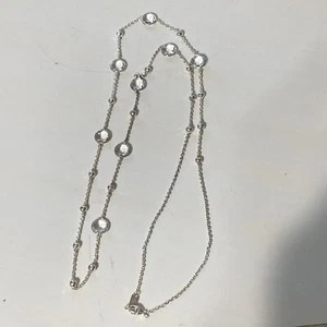 IPPOLITA ROCK CANDY 925 STERLING SILVER CLEAR QUARTZ NECKLACE 38-INCH - Picture 1 of 14