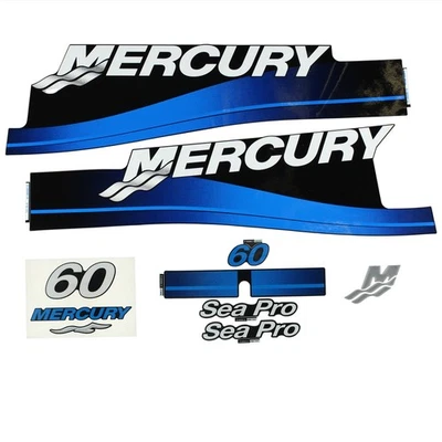 Nuevo kit de calcomanías Mercury Marine/Mercruiser OEM Quicksilver Sea Pro, 37-826313A01 Foto 1 de 4