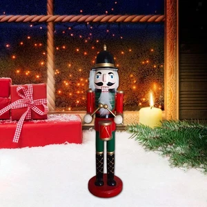 Wooden Nutcracker Decor 14 inch Nutcracker Ornament - Picture 1 of 7