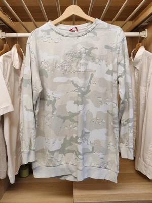 THE NORTH FACE LARGE STONE/KHAKI SWEATER TRACK TOP CAMO ACTIVE CASUAL CREW WOMEN - Image 1 of 4